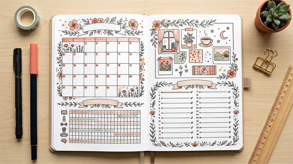 Cómo decorar tu agenda de trabajo para ser más productiva y menos estresada