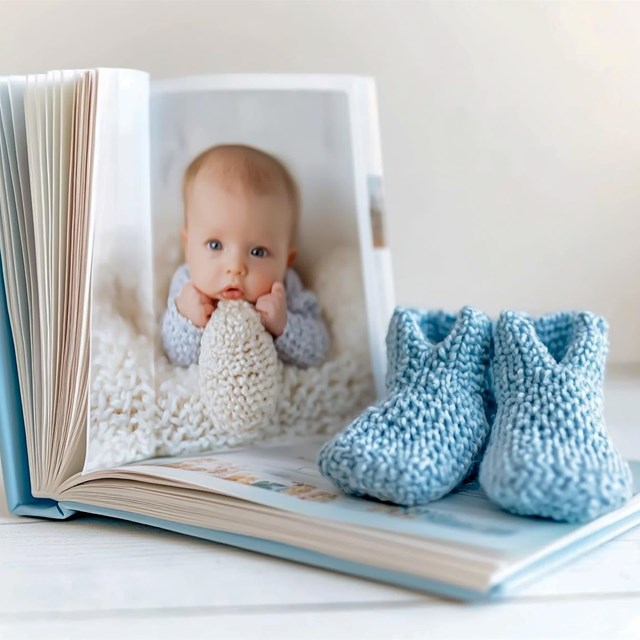 ¡Hacemos scrapbooking para bebés!