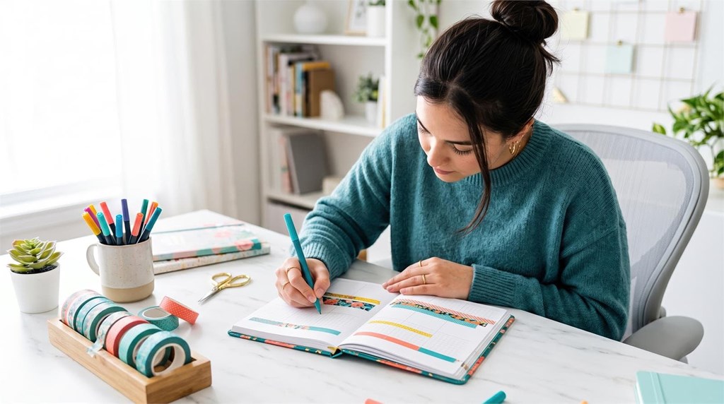 Journaling para la ansiedad: cómo tu Bullet Journal puede ayudarte a desconectar