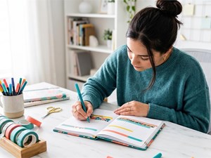 Journaling para la ansiedad: cómo tu Bullet Journal puede ayudarte a desconectar